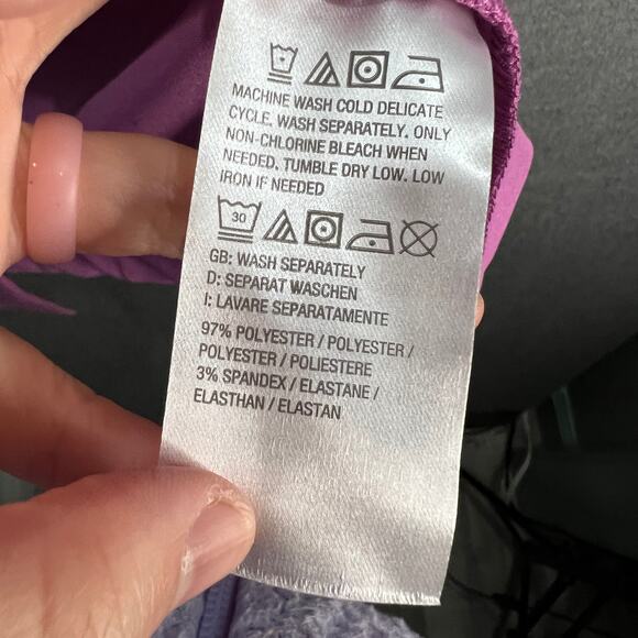 Girl With Curves 3/4-Sleeve Wrap Cost with Tie Wa Padiant Orchid Size XXSP - Picture 10 of 10